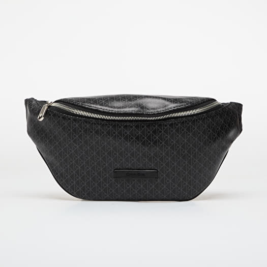 Bolsa de cintura Calvin Klein Emblem Aop Coated Waistbag Black/ Aop