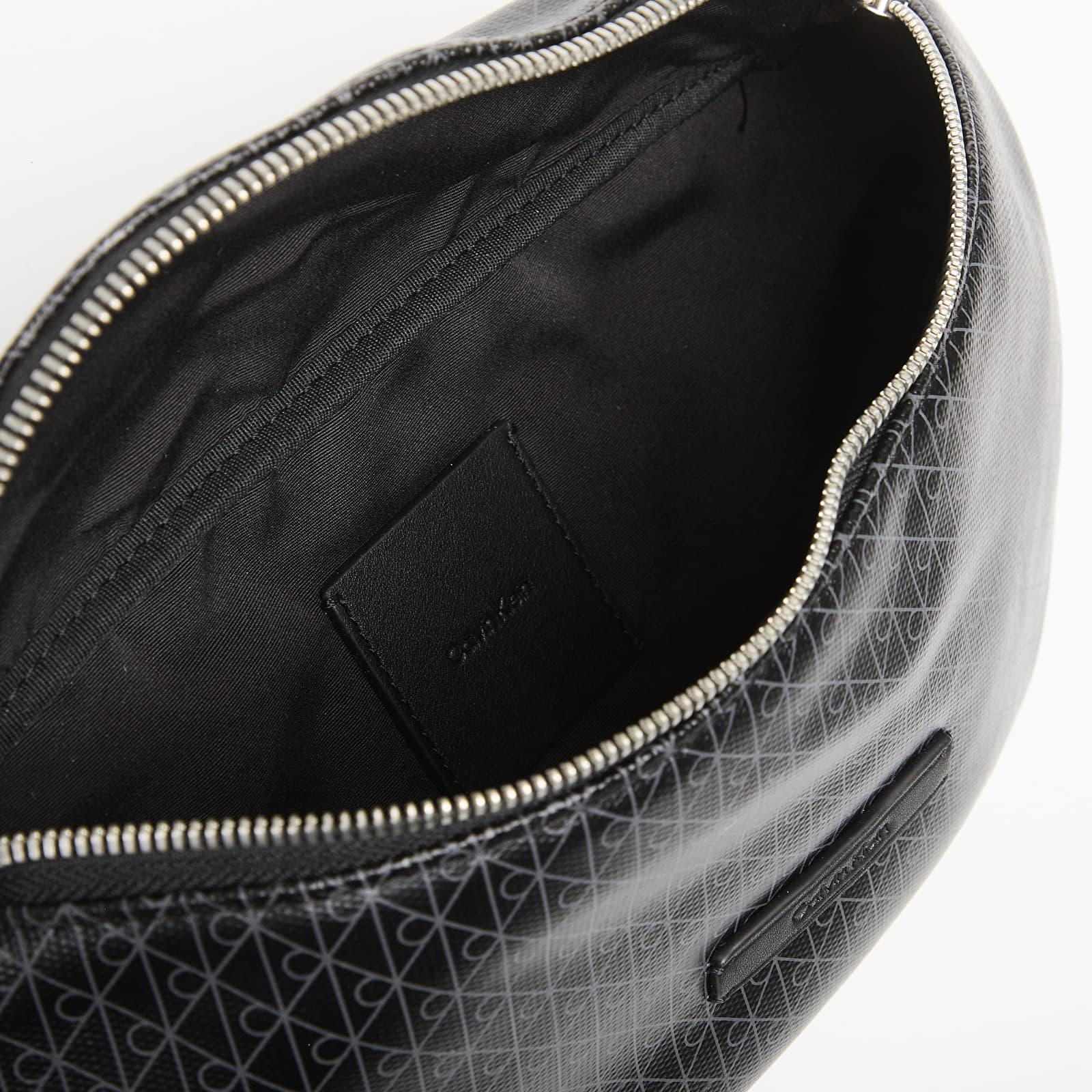 Men's waist bags Calvin Klein Emblem Aop Coated Waistbag Black/ Aop