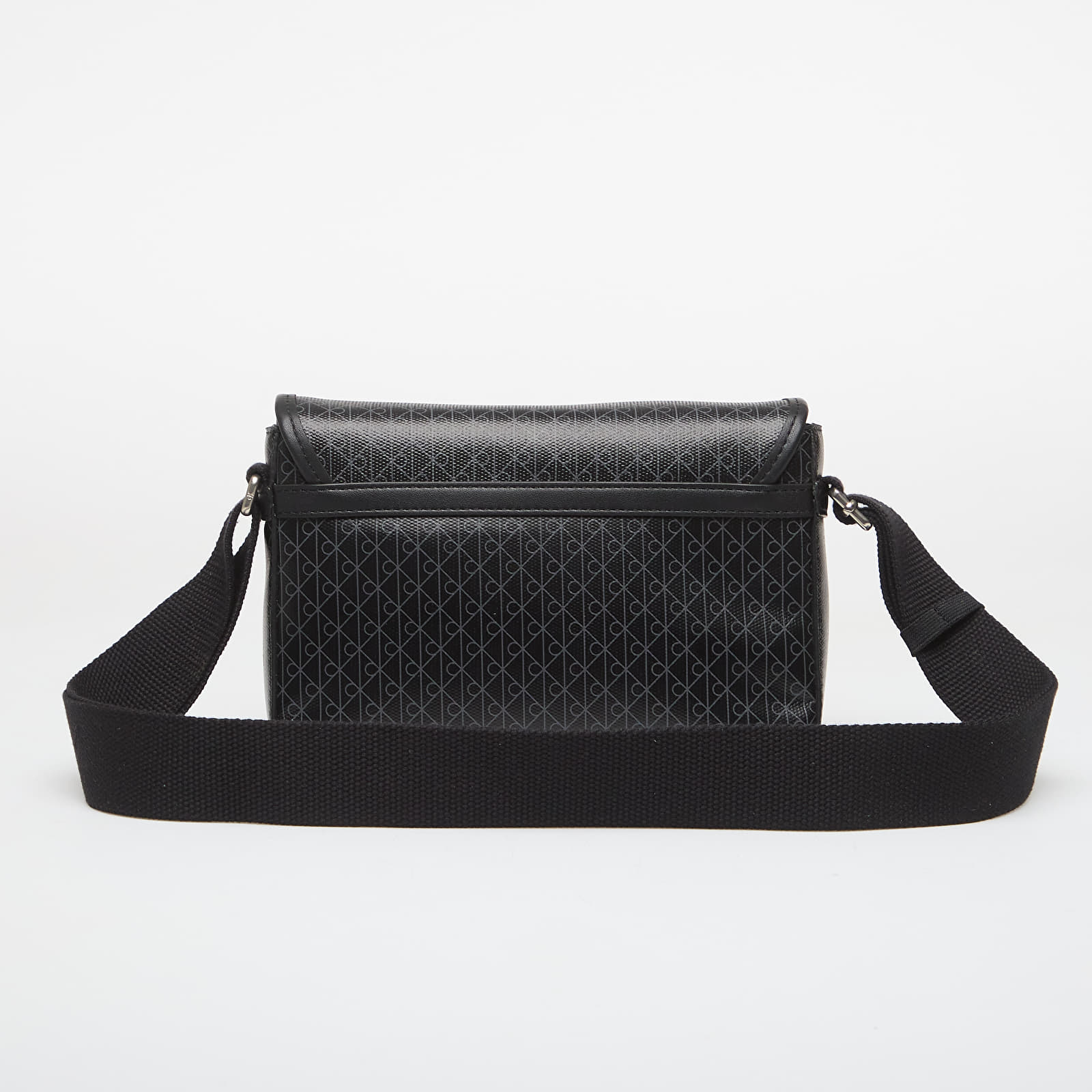 Men's Shoulder Bags Calvin Klein Emblem Aop Coated Small Flap Mes Black/ Aop