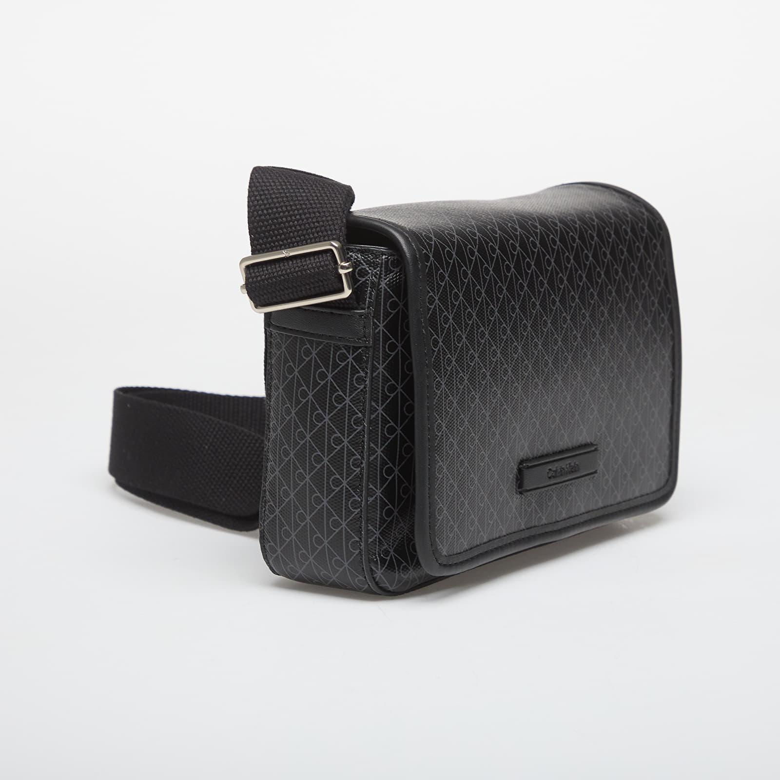 Men's Shoulder Bags Calvin Klein Emblem Aop Coated Small Flap Mes Black/ Aop
