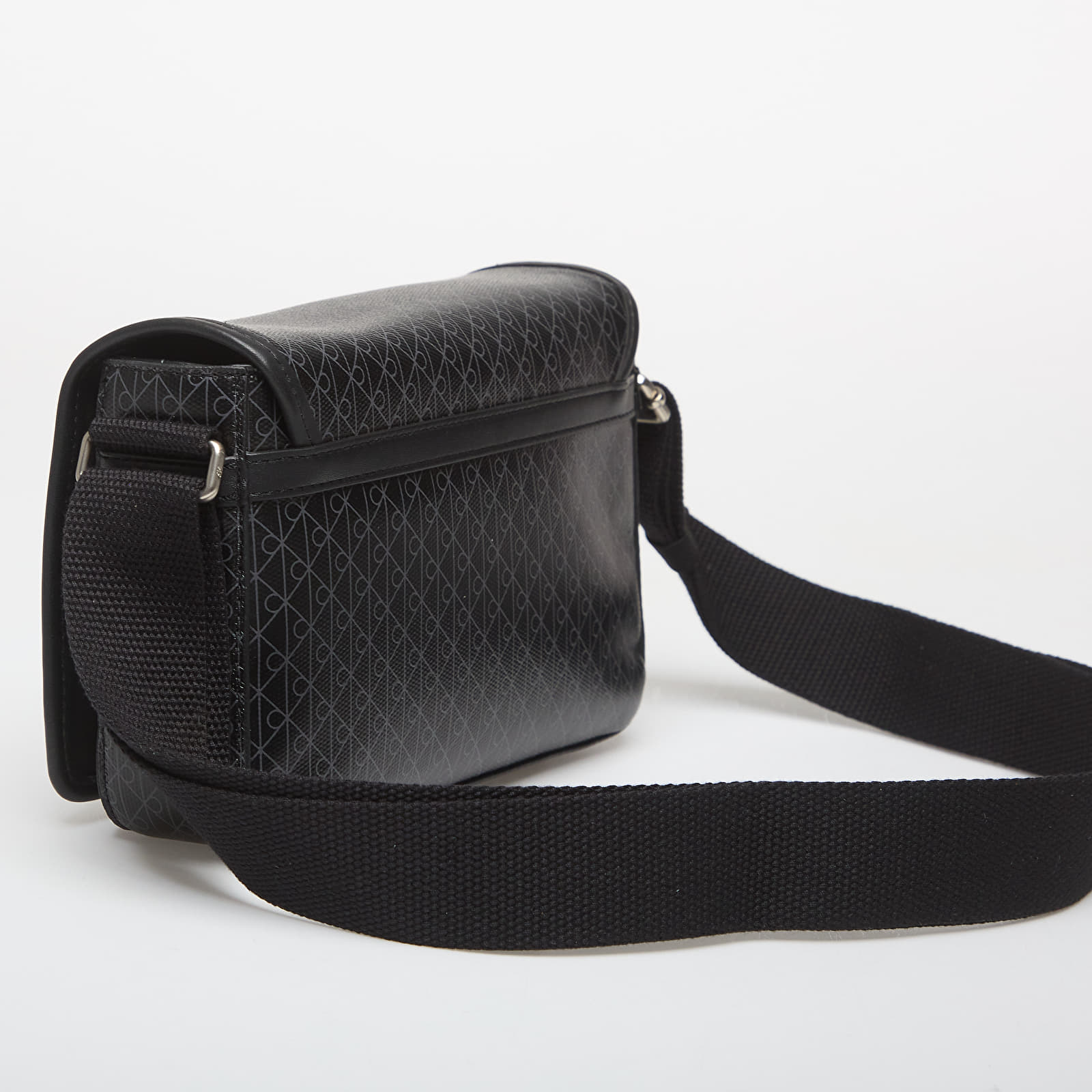 Men's Shoulder Bags Calvin Klein Emblem Aop Coated Small Flap Mes Black/ Aop