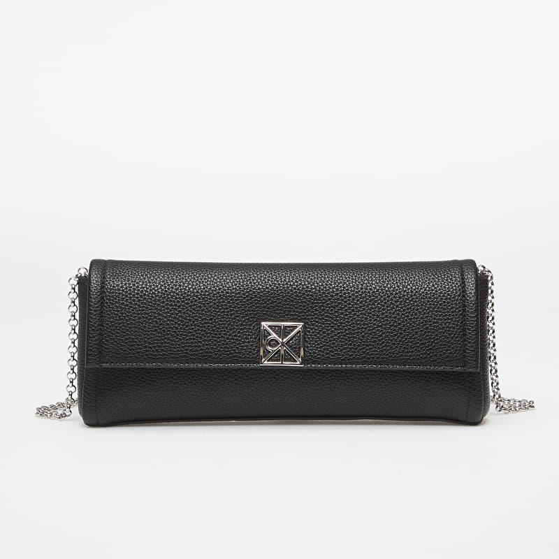 Handbag Calvin Klein Emblem Hw Pebble Clutch Black