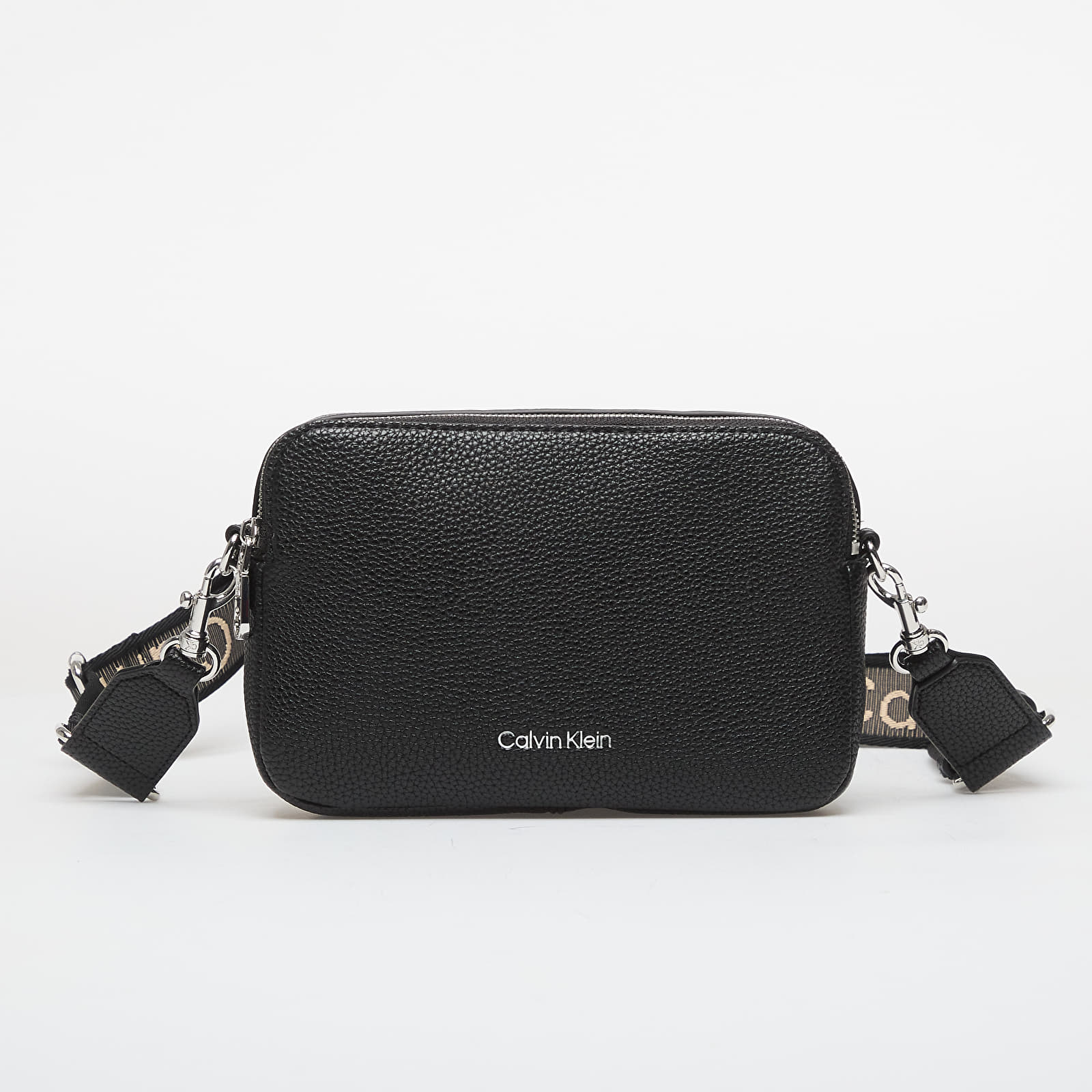 Τσάντες Calvin Klein Webbing 2X Strap Camera Bag Black