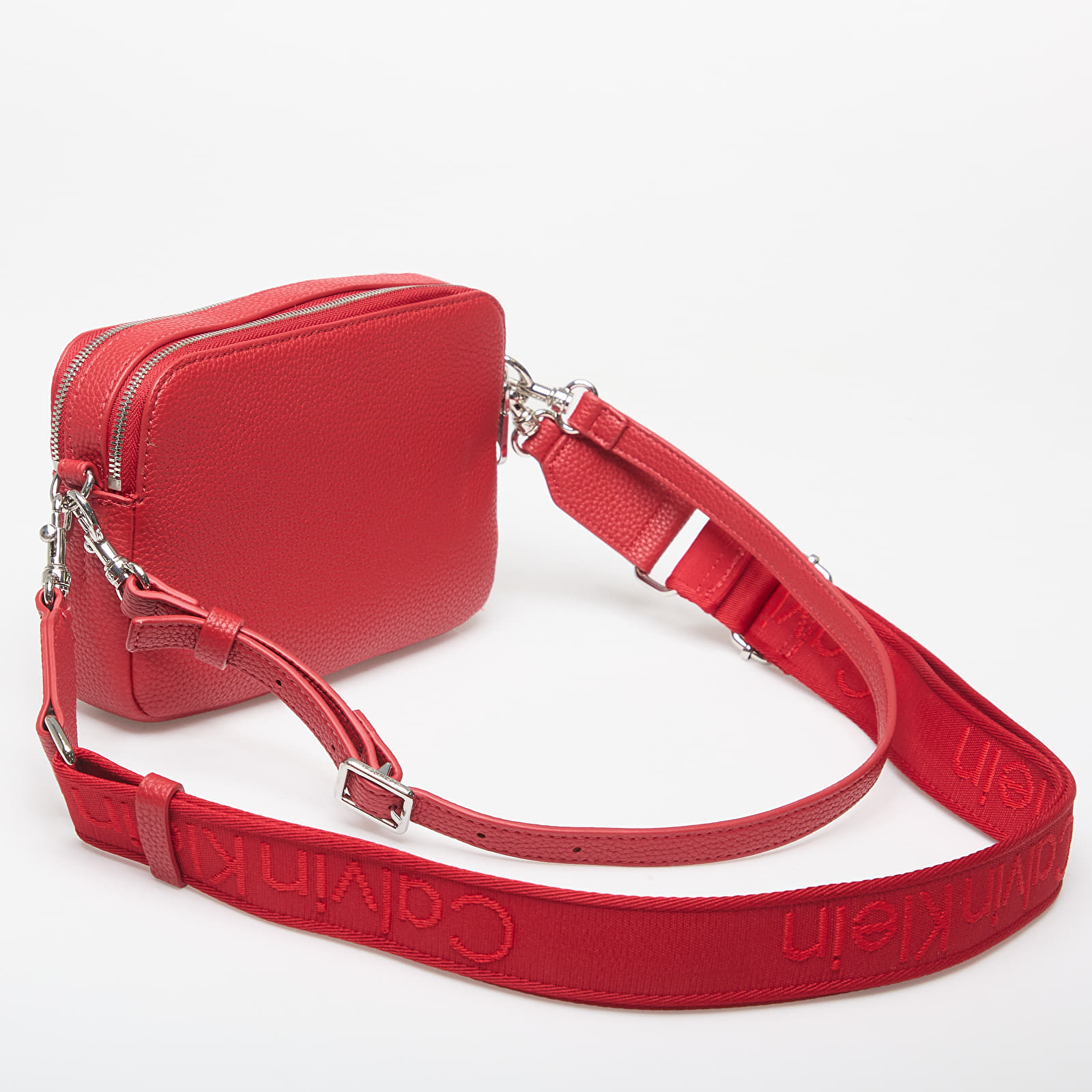 Men's Shoulder Bags Calvin Klein Webbing 2X Strap Camera Bag Bordeaux Wine