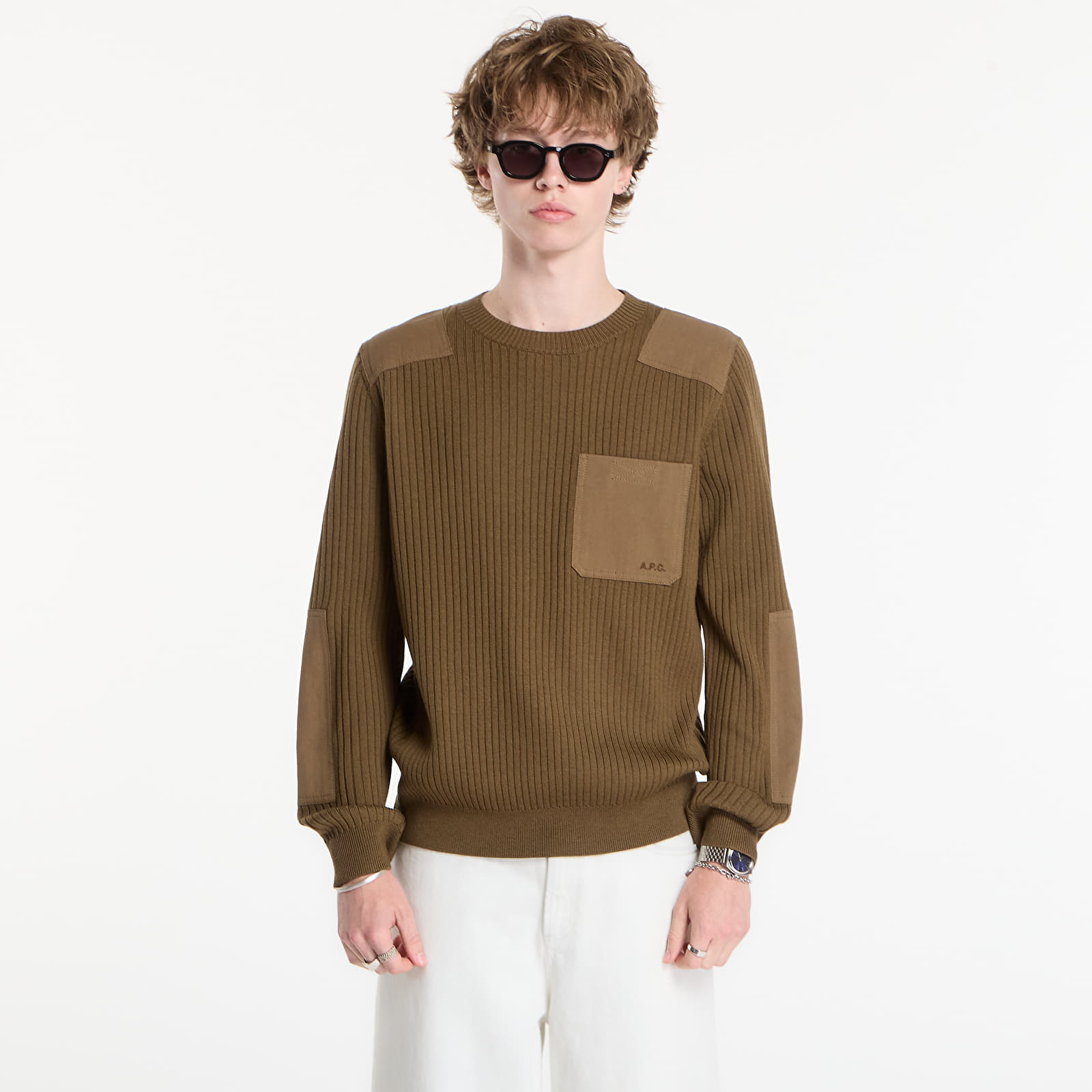 Pullover A.P.C. Pull Mallarme Olive