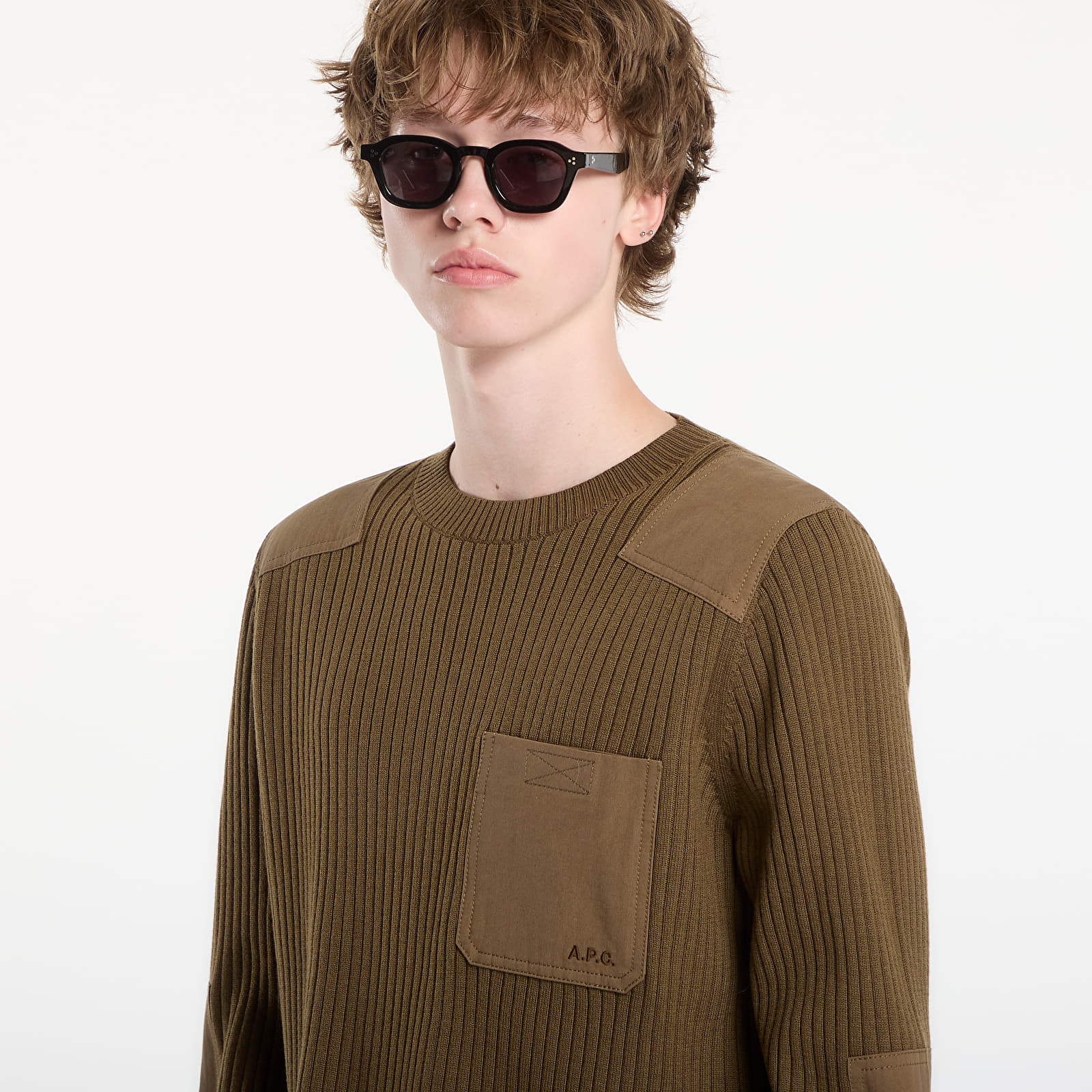Pullover A.P.C. Pull Mallarme Olive