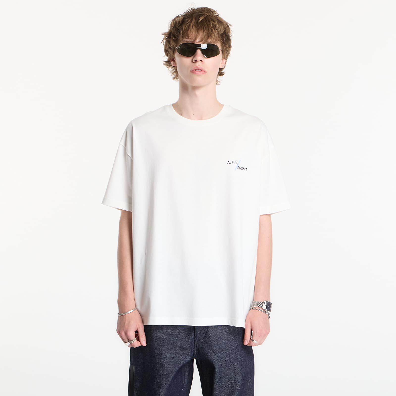 T-skjorter A.P.C. T-Shirt Renoncement White