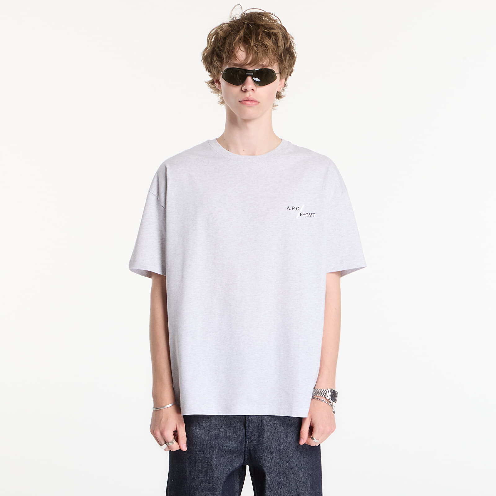 T-skjorter A.P.C. T-Shirt Renoncement Gray