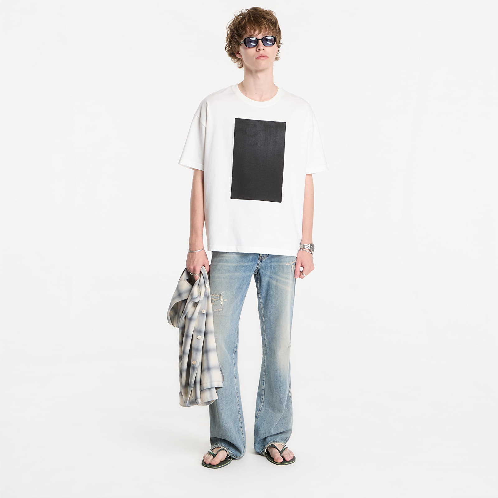 T-skjorter A.P.C. T-Shirt Olivier M White