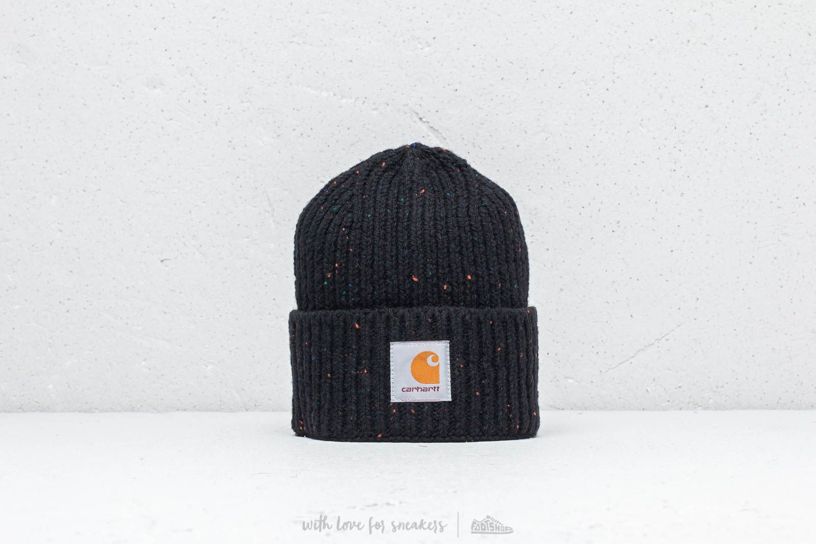 Sombreros y gorras Carhartt WIP Anglistic Beanie Black Heather