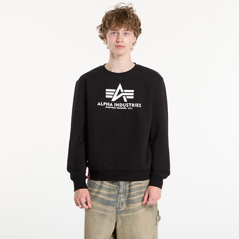 Alpha Industries Basic Hoody Small Logo II Black