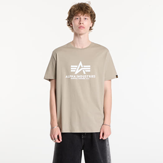 T-krekls Alpha Industries Basic T-Shirt Vintage Sand
