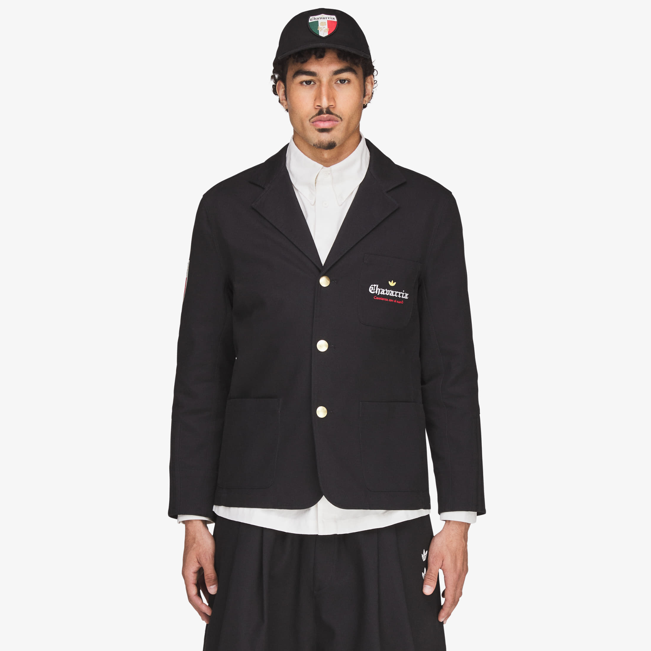 Jacket adidas x Willy Chavarria Chavarria Players Twill Blazer Jacket Black M
