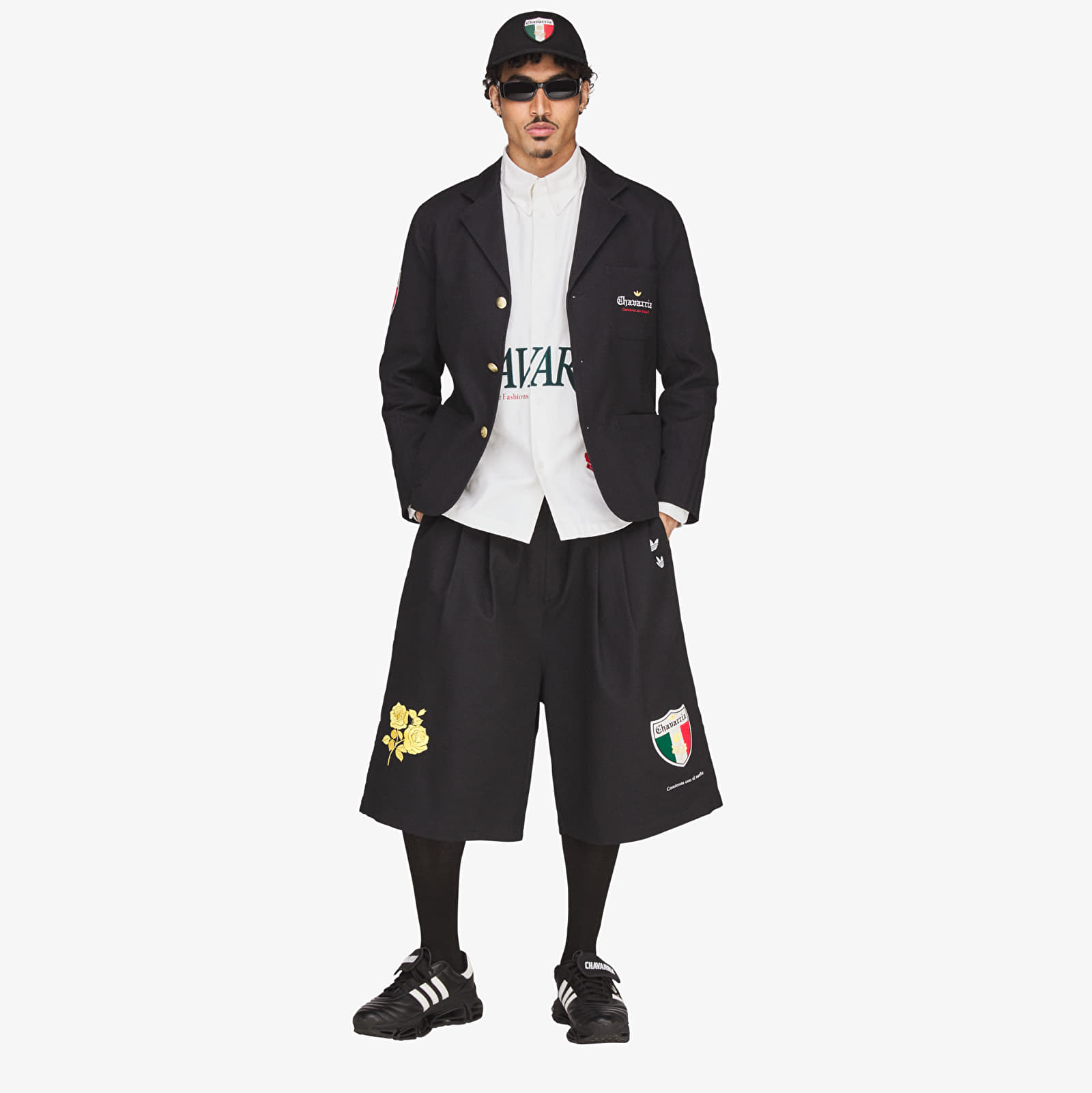 Muške jakne adidas x Willy Chavarria Chavarria Players Twill Blazer Jacket Black