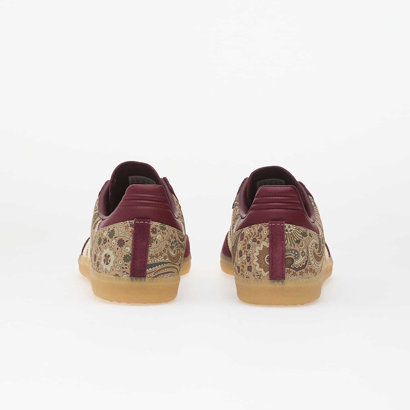 Women's shoes adidas x Liberty London Samba OG Maroon/ Warm Vanilla/ Olive Strata