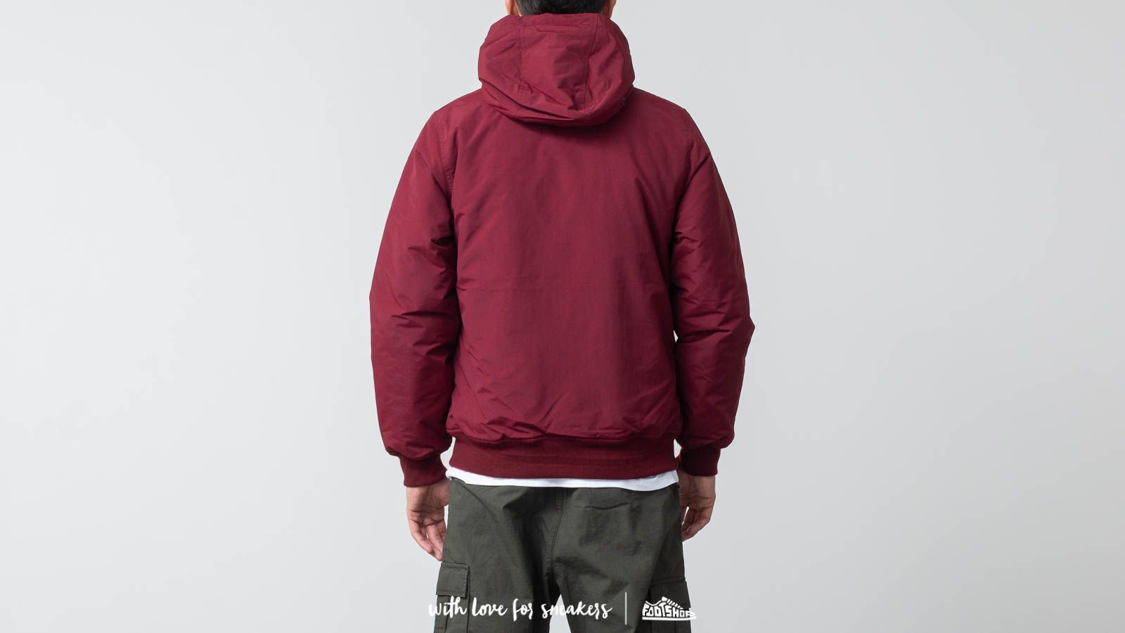 Kabátok Carhartt WIP Kodiak Blouson Jacket Mulberry/ Black