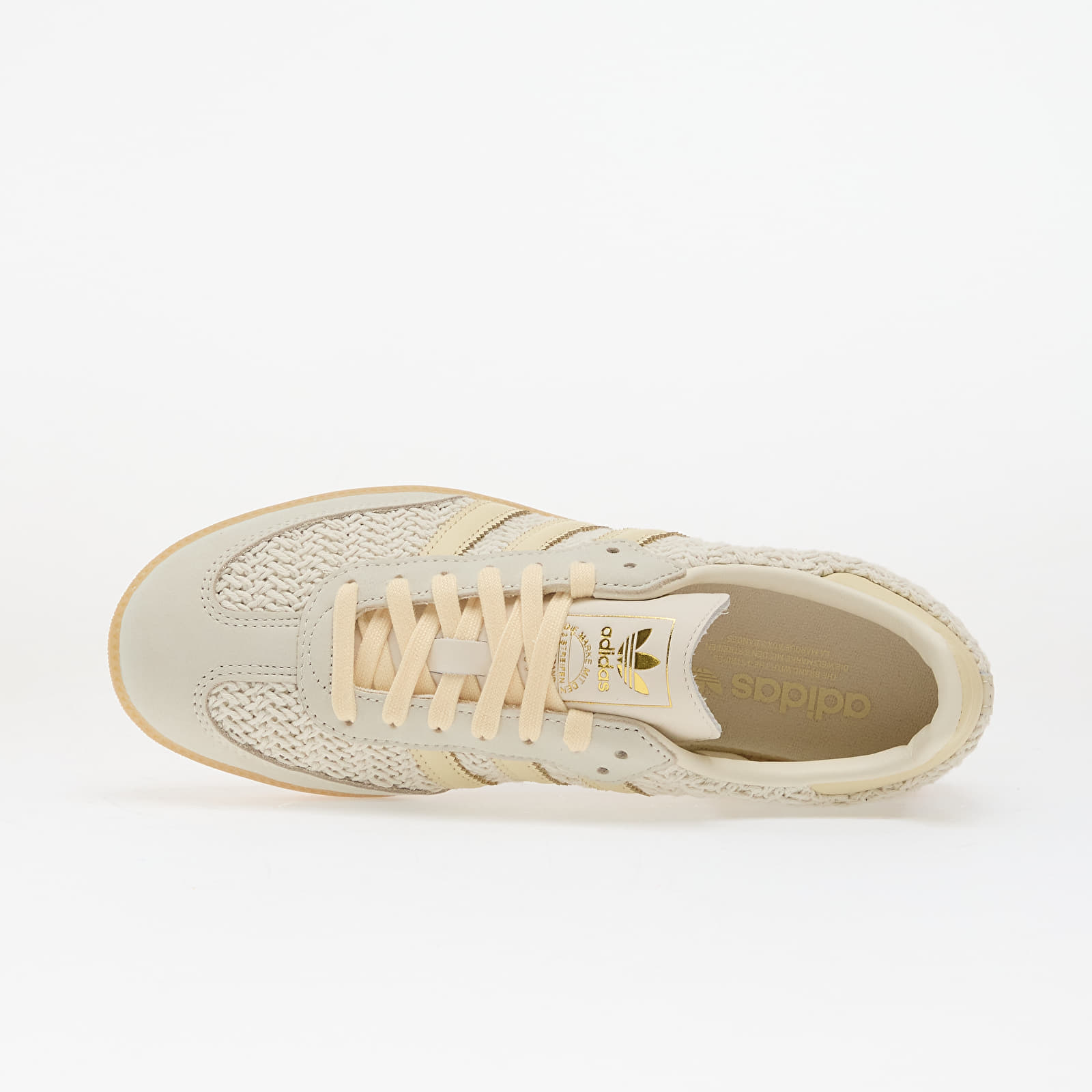 Damen Sneaker und Schuhe adidas Samba OG Off White/ Warm Vanilla/ Gum 3
