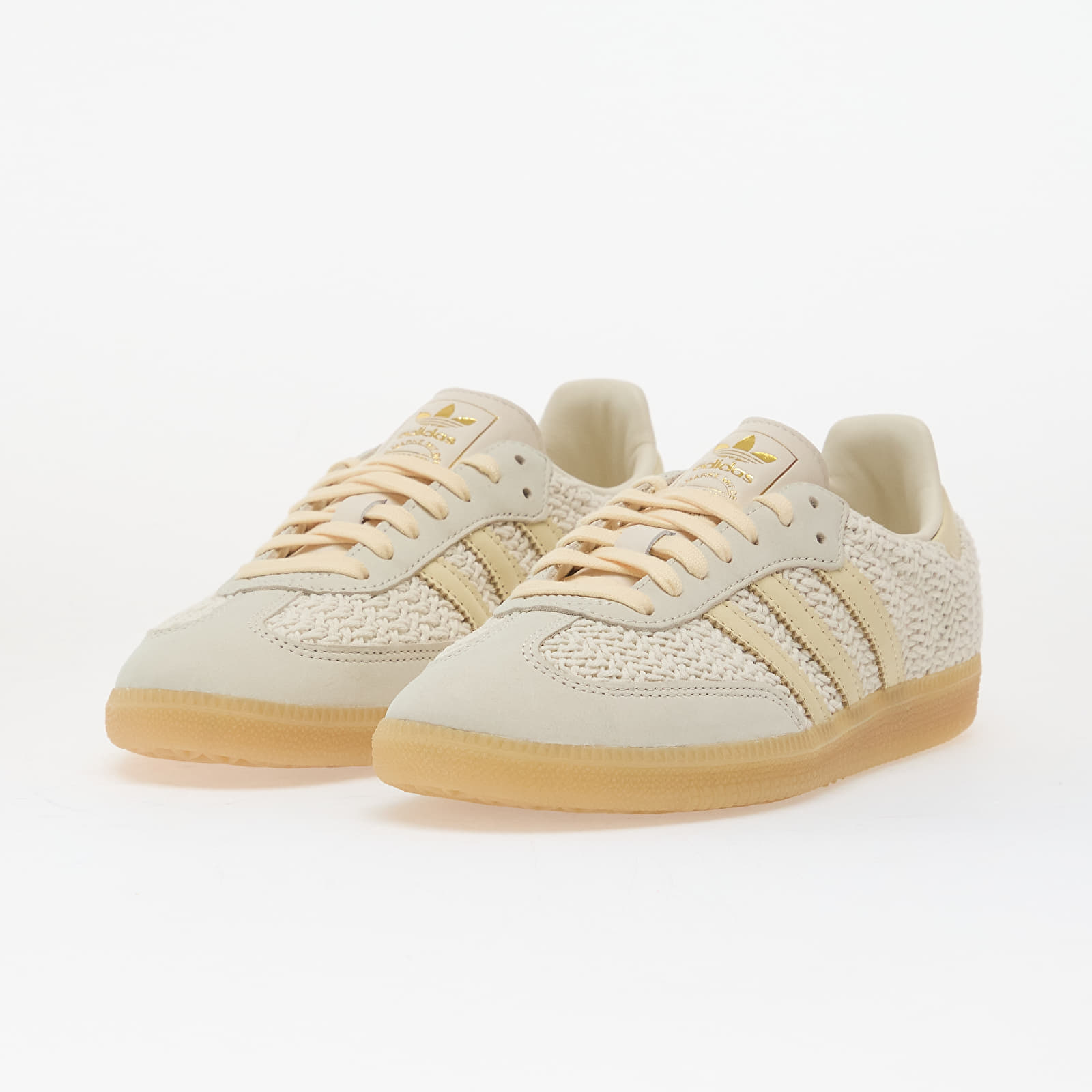 Damen Sneaker und Schuhe adidas Samba OG Off White/ Warm Vanilla/ Gum 3