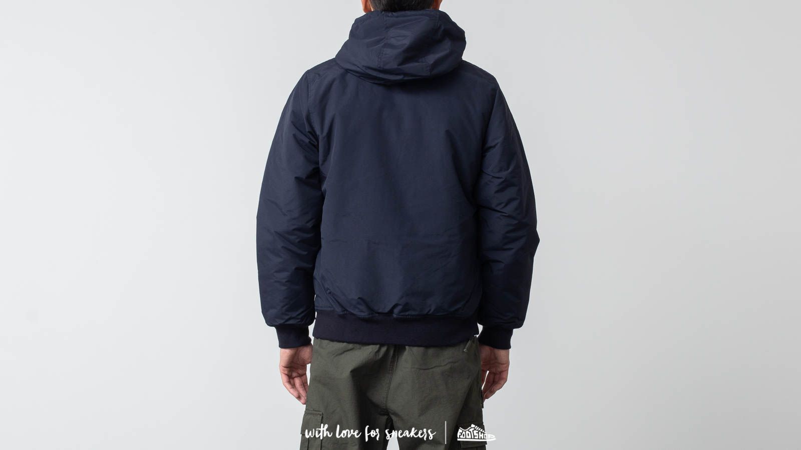 Kabátok Carhartt WIP Kodiak Blouson Dark Navy/ Black