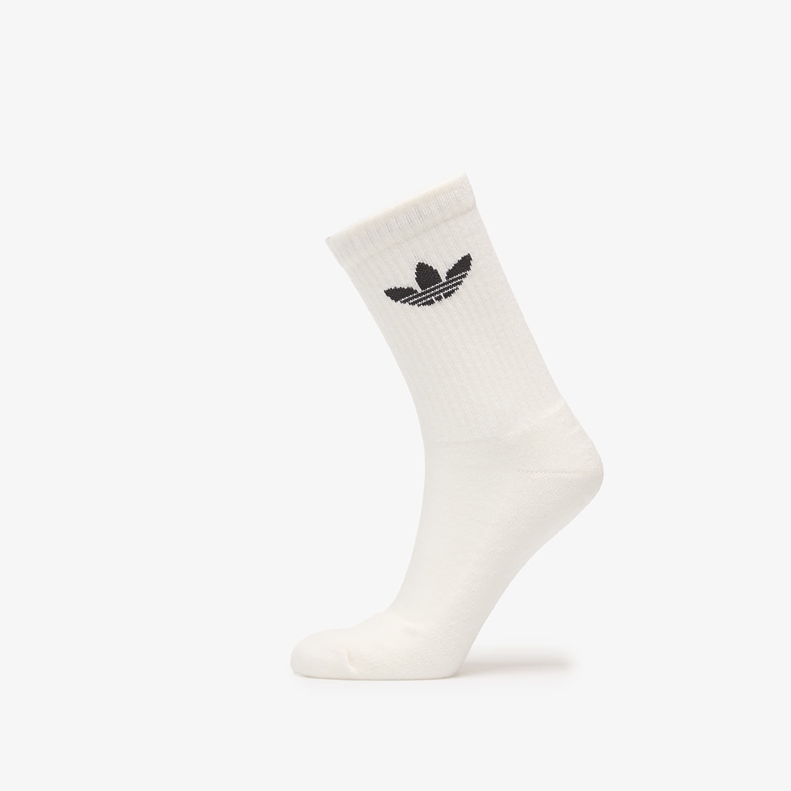 Socken adidas Trefoil Crew Sock Cushion 6-Pack Cloud White