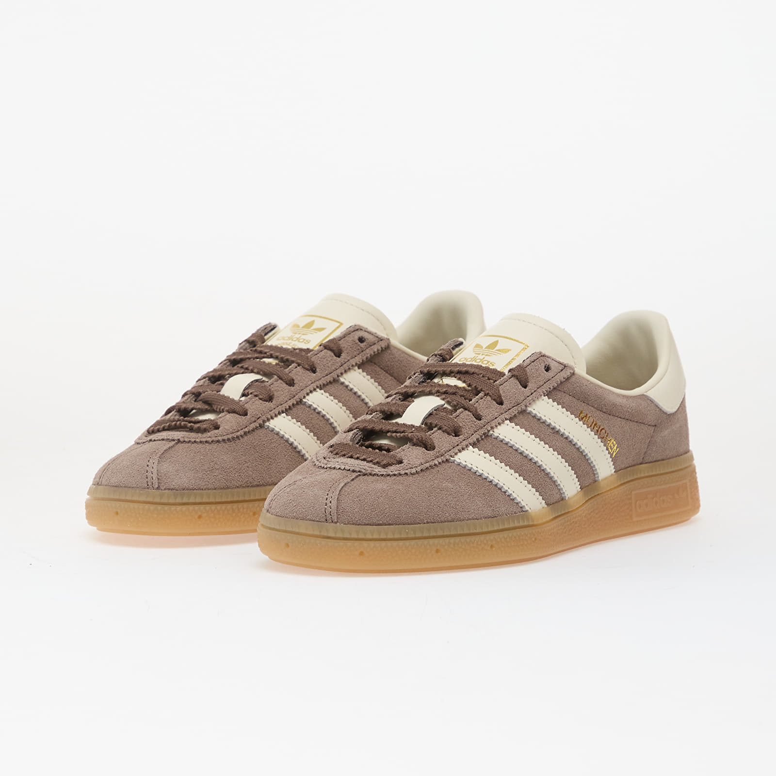 Chaussures et baskets femme adidas Muenchen Earth Strata/ Off White/ Gum 3
