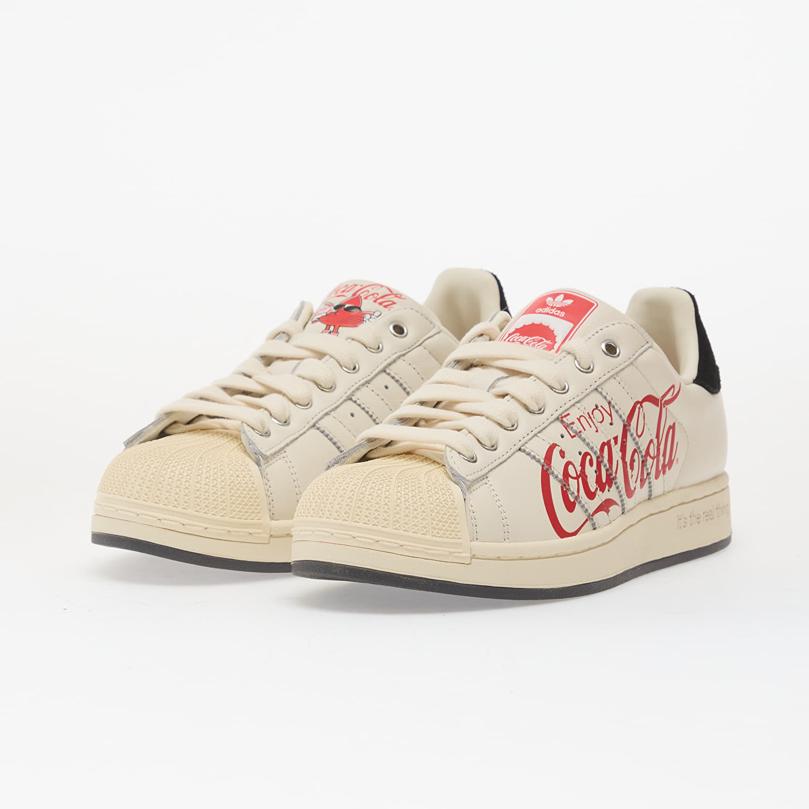 Pánské tenisky a boty adidas x Coca Cola Superstar II Core White/ Core Black/ Cream White