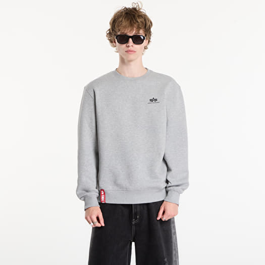 Sweatshirt Alpha Industries Basic Small Logo Sweatshirt Grey Heather