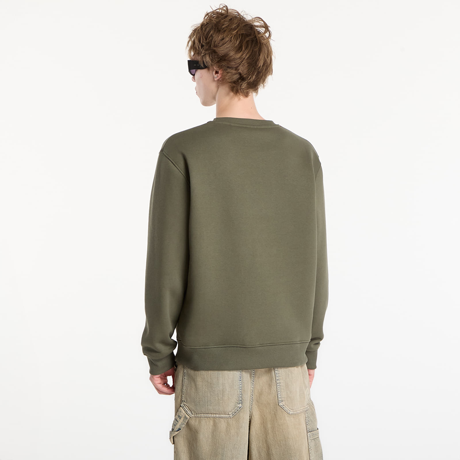 Sweatjacken und Sweatshirts Alpha Industries Basic Hoody Small Logo II Dark Olive