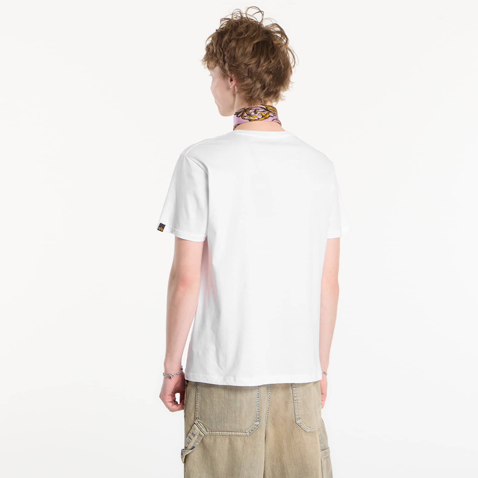 T-shirts Alpha Industries Basic T-Shirt Contrast Stitch White