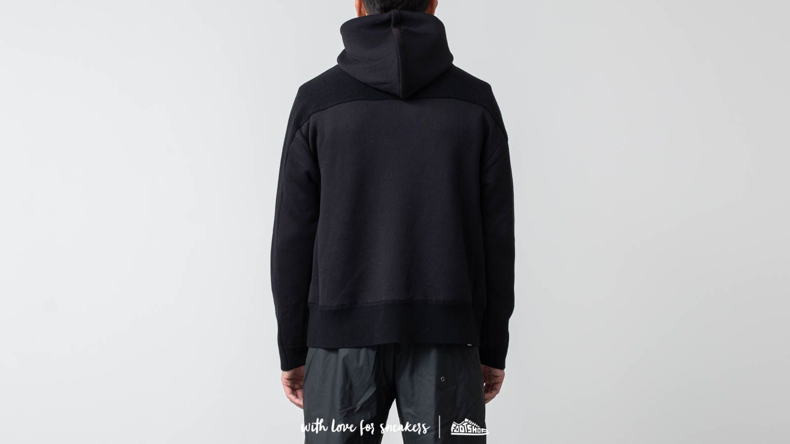 Hoodies and sweatshirts  Y-3 Knitted Stacked Hoodie Black Noire