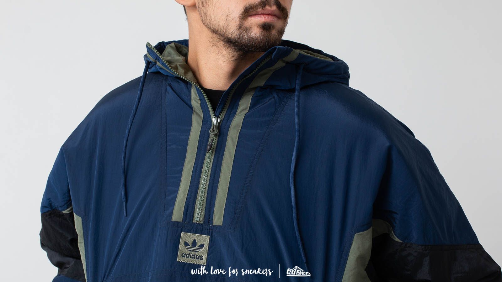 Adidas anorak puffy on sale jacket