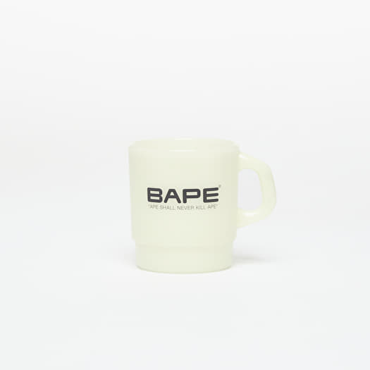 A BATHING APE Ape Head Glow In The Dark Stacking Mug M Green