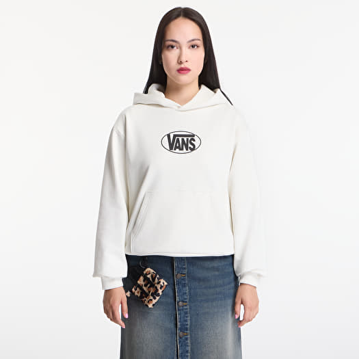 Sweatshirt Vans Oval Logo Relaxed Pullover Marshmallow