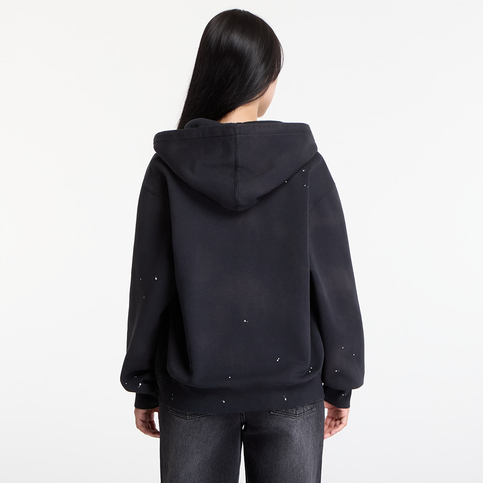 Hoodies and sweatshirts  Carhartt WIP Hooded Painter Jacket UNISEX Black Destroy Wash, Splatter