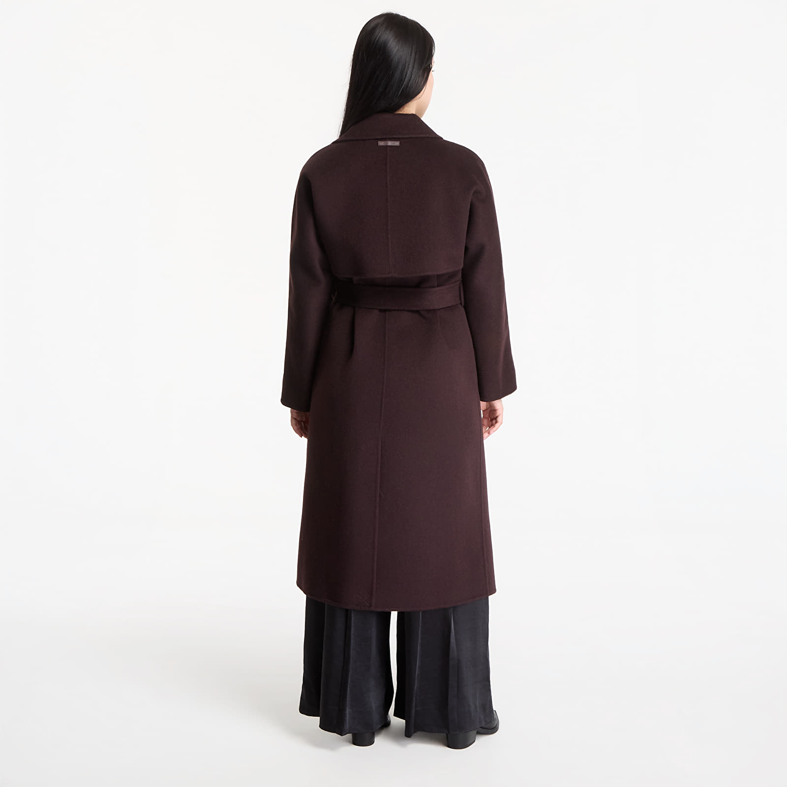 Женские пальто Calvin Klein Classic Df Wool Wrap Coat Dark Brown