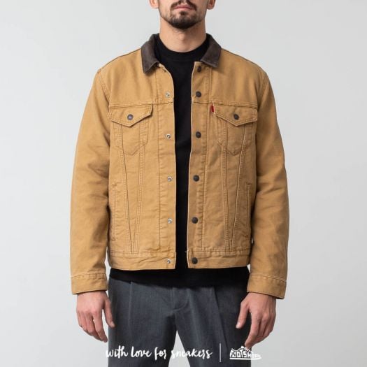 Jackets Levi s X Justin Timberlake Canvas Trucker Jacket Khaki Footshop