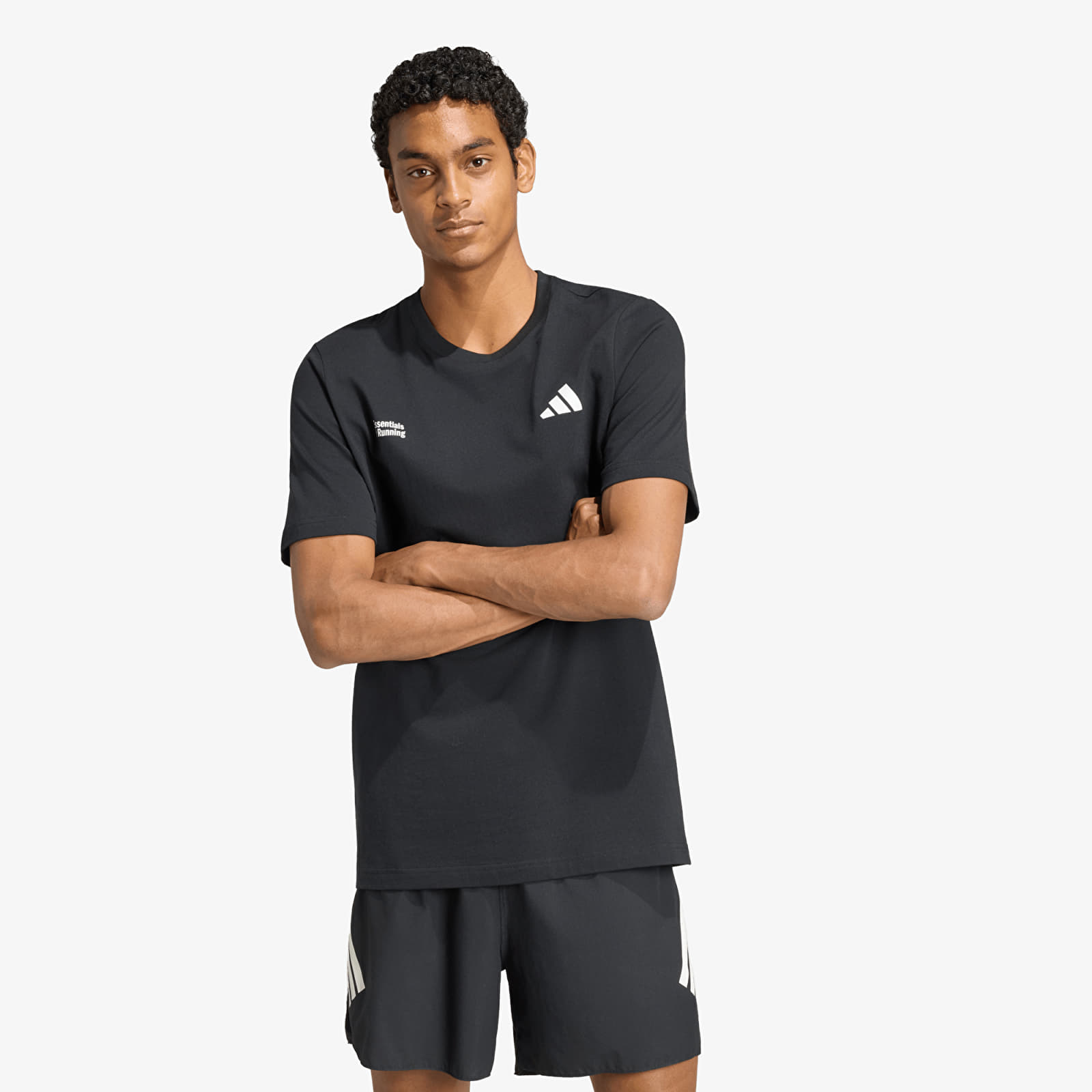 T-paidat adidas M Run Ess G T Black