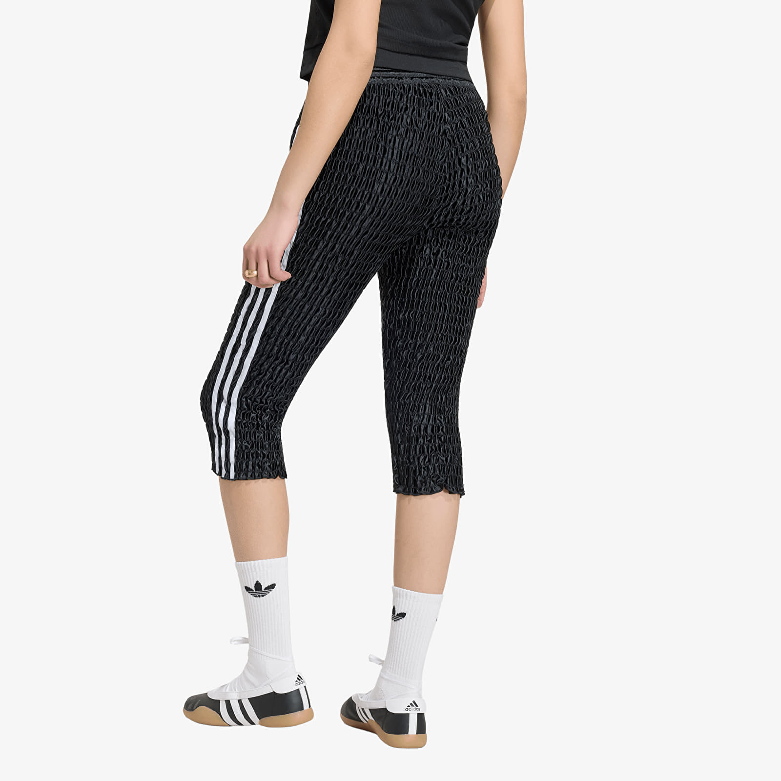 Шорты adidas Capri Ruched Tight Black