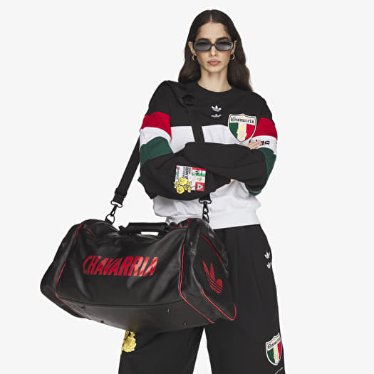 adidas x Willy Chavarria Premium Leather Gym Bag Black | Footshop