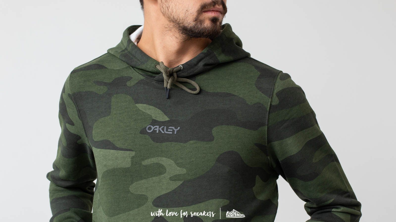 Oakley street new arrivals logo hooded fleece