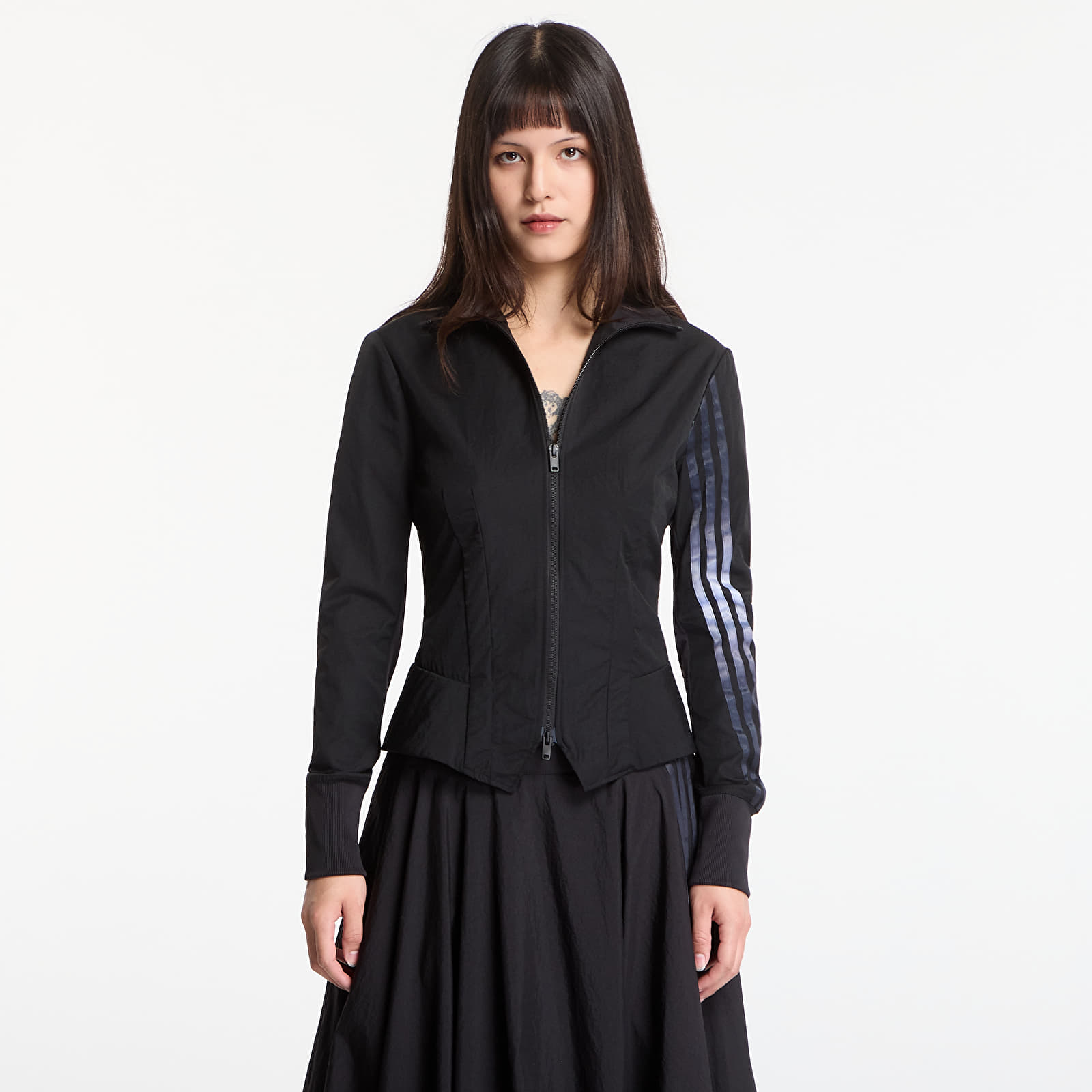 Jackets Y-3 Gradient 3 Stripes Nylon Track Top Black