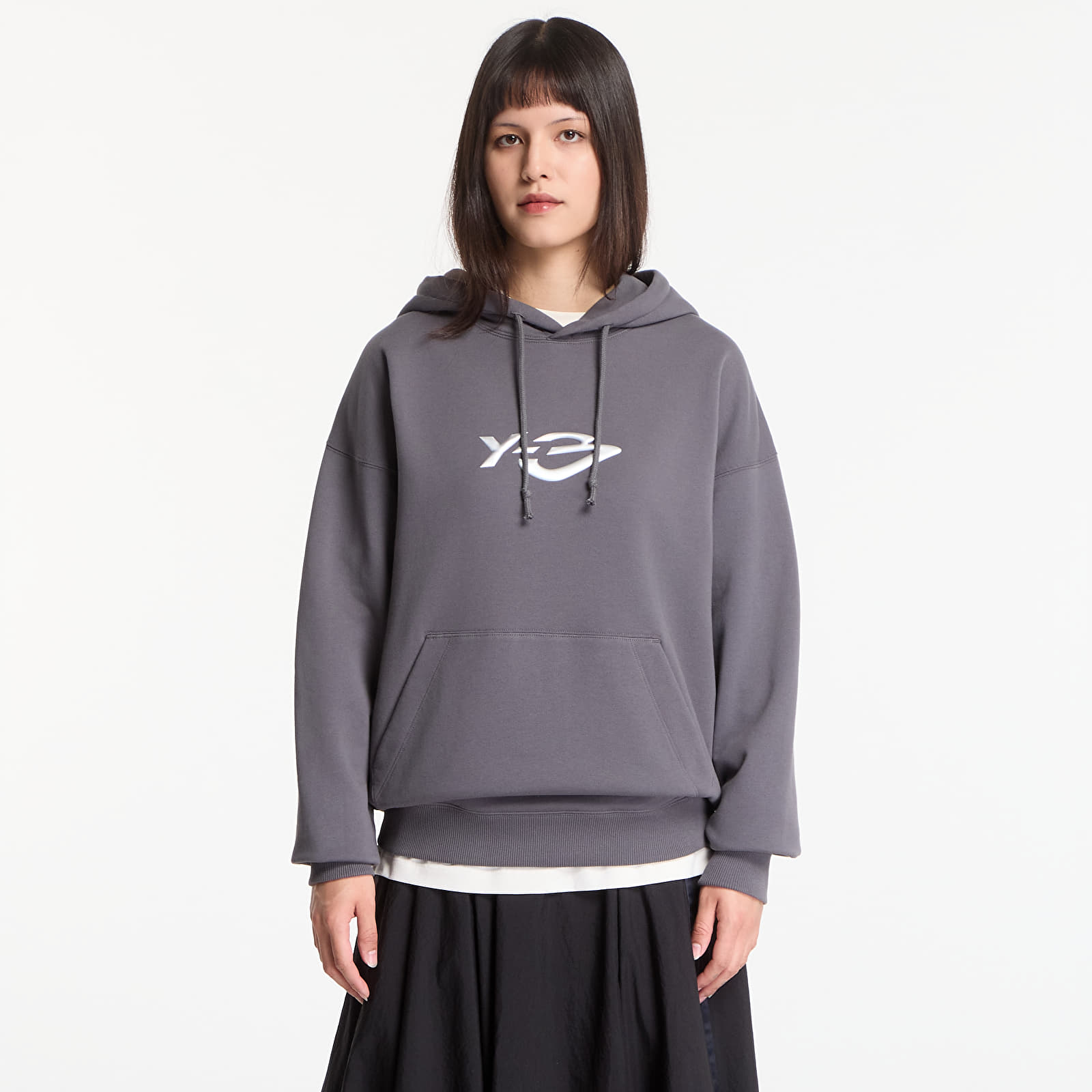Sweatjacken und Sweatshirts Y-3 French Terry Liquid Logo Hoodie UNISEX Grey Five