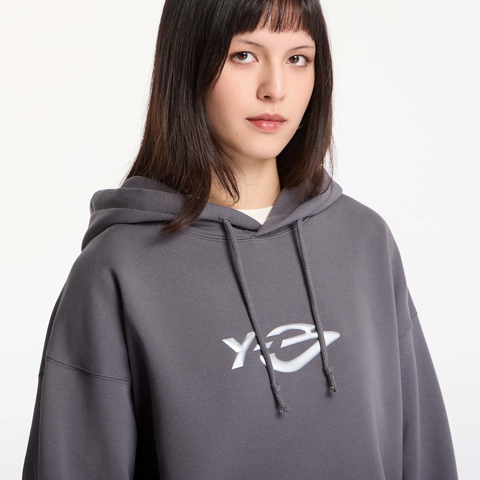Sweatjacken und Sweatshirts Y-3 French Terry Liquid Logo Hoodie UNISEX Grey Five