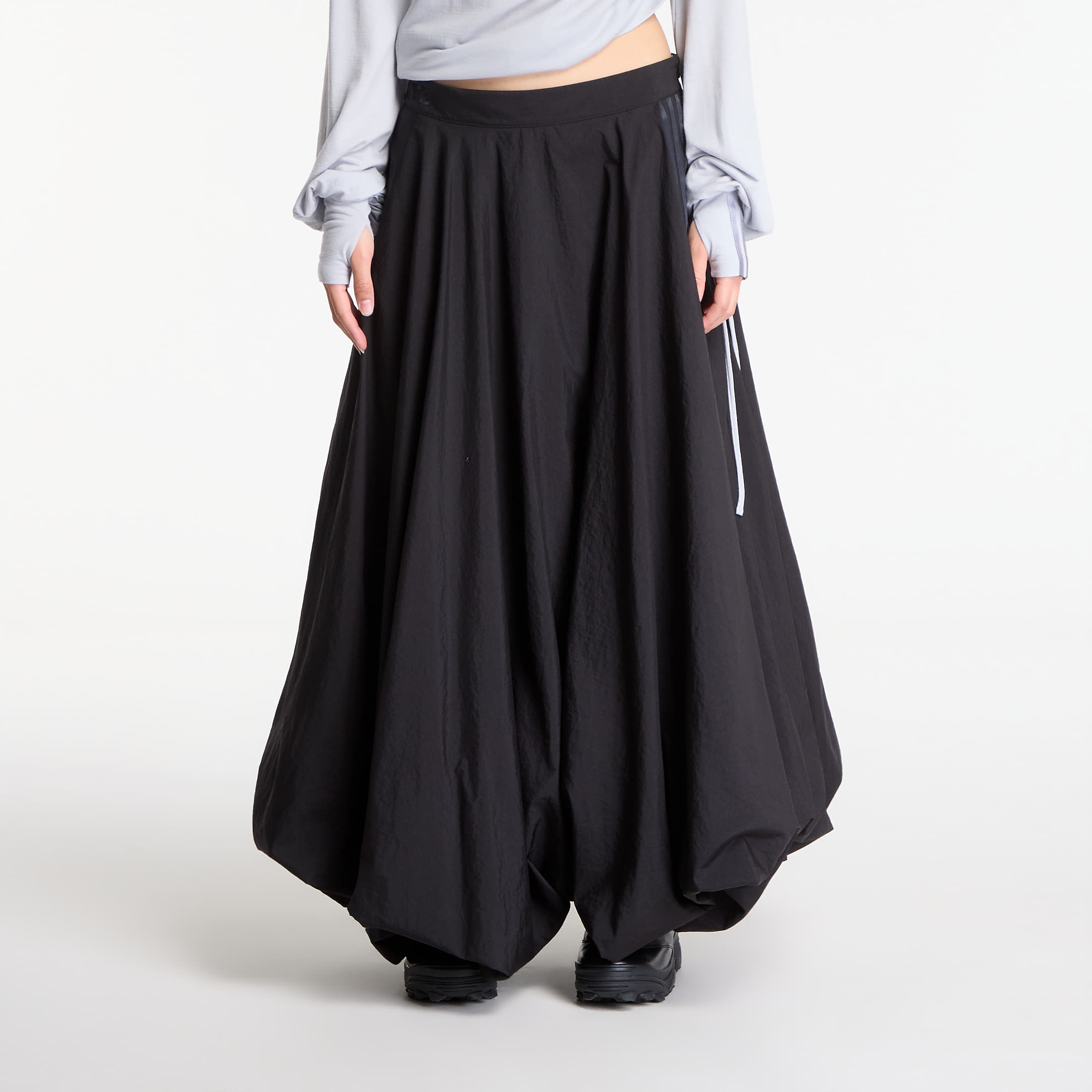 Fustă Y-3 Gradient 3 Stripes Nylon Balloon Skirt Black S