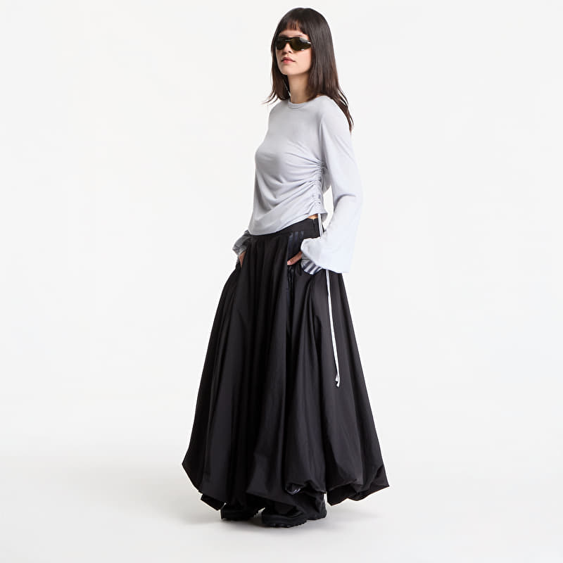 Women's skirts Y-3 Gradient 3 Stripes Nylon Balloon Skirt Black