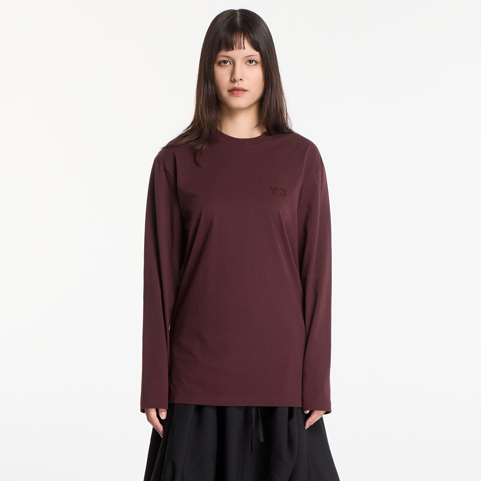 T-shirts Y-3 Logo Long Sleeve Long-Sleeve Top UNISEX Night Red
