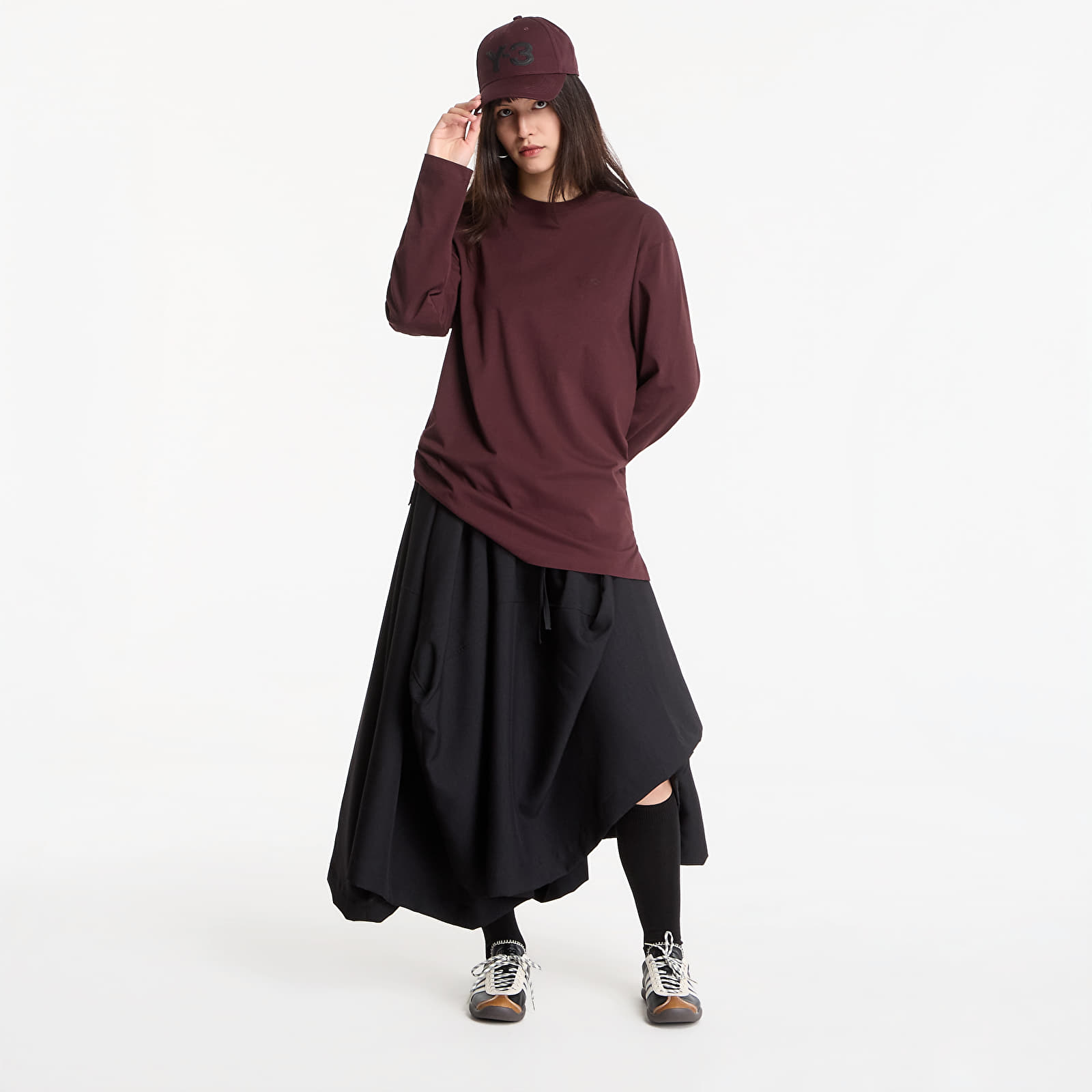 T-shirts Y-3 Logo Long Sleeve Long-Sleeve Top UNISEX Night Red