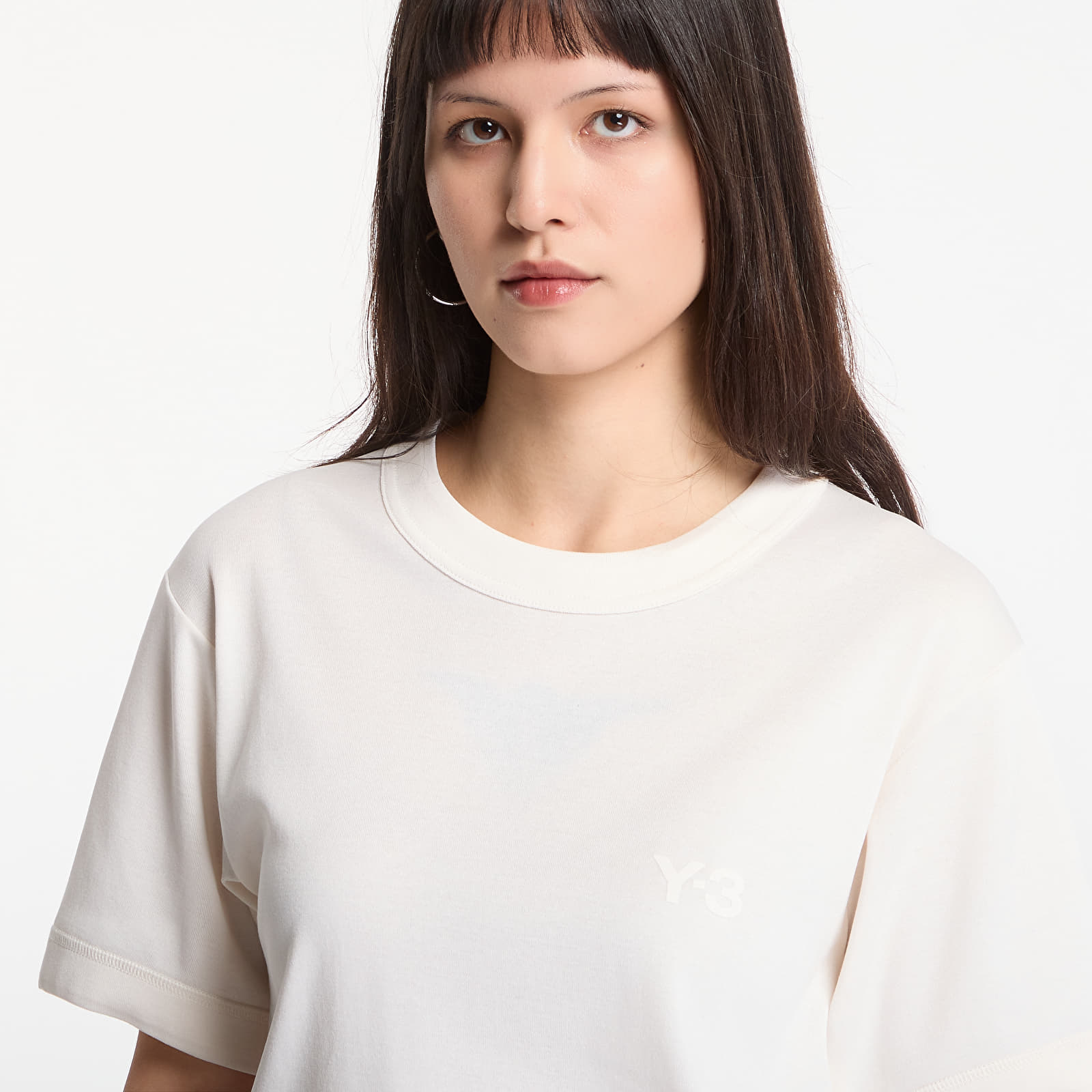 T-shirts  Y-3 Slim Short Sleeve T-Shirt UNISEX Chalk White