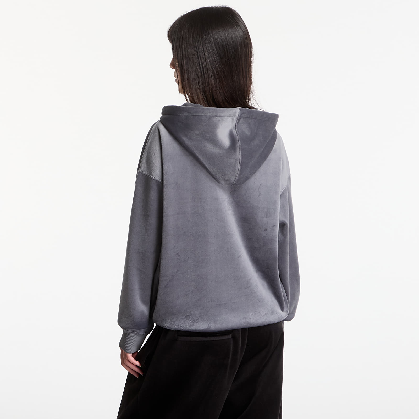 Men's hoodies Y-3 Velvet Corduroy Hoodie UNISEX Grey Five