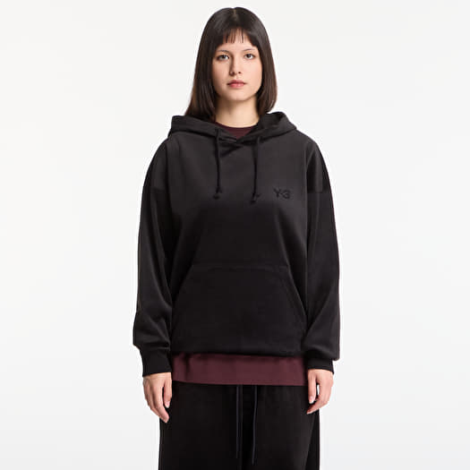 Sweatshirt Y-3 Velvet Corduroy Hoodie UNISEX Black